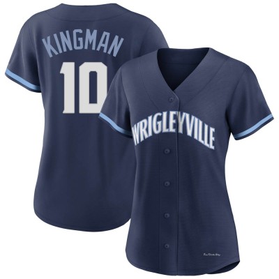 Women's Dave Kingman Chicago Cubs Authentic Navy 2021 City Connect Jersey