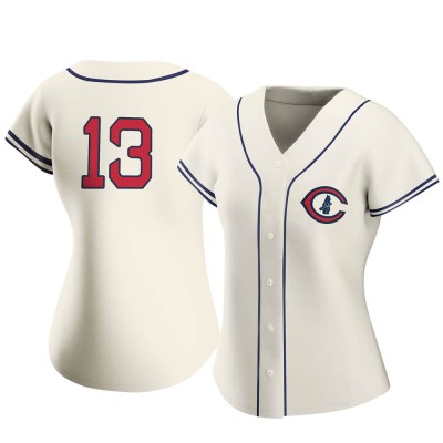 Women's David Bote Chicago Cubs Authentic Cream 2022 Field Of Dreams Jersey