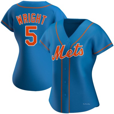 Women's David Wright New York Mets Authentic Royal Alternate Jersey