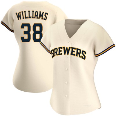 Women's Devin Williams Milwaukee Brewers Authentic Cream Home Jersey