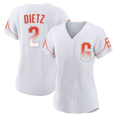 Women's Dick Dietz San Francisco Giants Authentic White 2021 City Connect Jersey