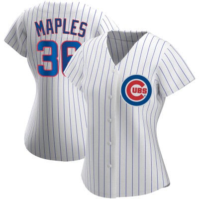 Women's Dillon Maples Chicago Cubs Authentic White Home Jersey