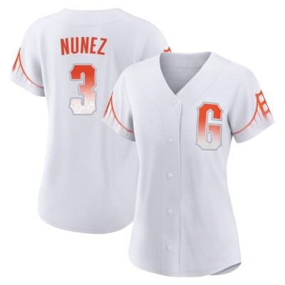 Women's Dom Nunez San Francisco Giants Authentic White 2021 City Connect Jersey