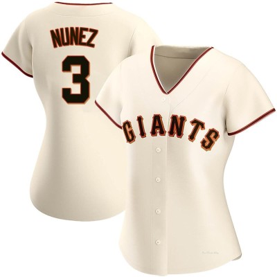 Women's Dom Nunez San Francisco Giants Replica Cream Home Jersey