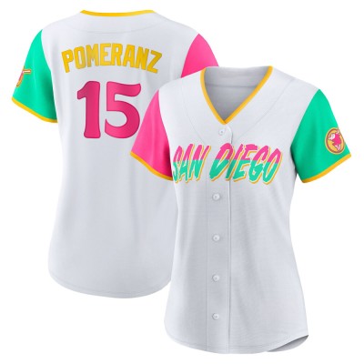 Women's Drew Pomeranz San Diego Padres Replica White 2022 City Connect Jersey