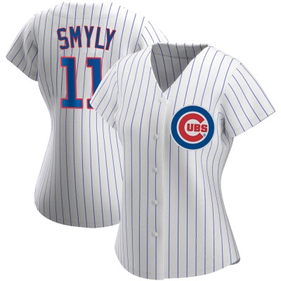 Women's Drew Smyly Chicago Cubs Authentic White Home Jersey