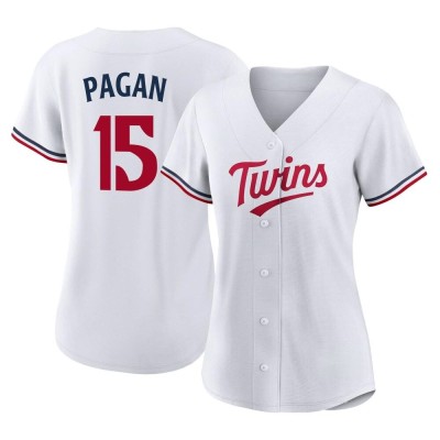 Women's Emilio Pagan Minnesota Twins Authentic White Home Jersey