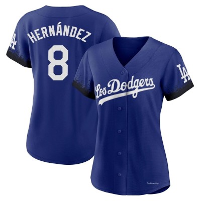 Women's Enrique Hernandez Los Angeles Dodgers Authentic Royal 2021 City Connect Jersey