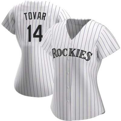 Women's Ezequiel Tovar Colorado Rockies Authentic White Home Jersey