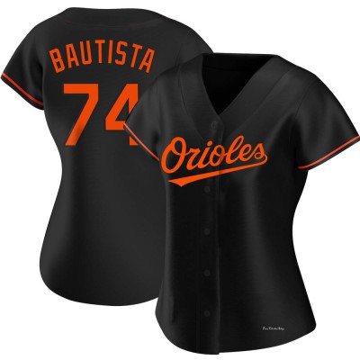 Women's Felix Bautista Baltimore Orioles Authentic Black Alternate Jersey