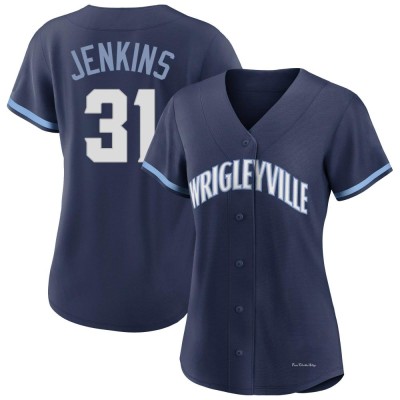 Women's Ferguson Jenkins Chicago Cubs Authentic Navy 2021 City Connect Jersey