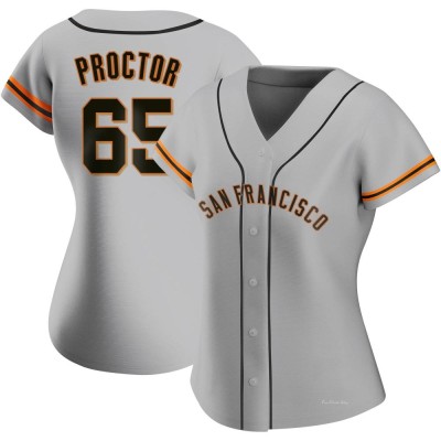 Women's Ford Proctor San Francisco Giants Authentic Gray Road Jersey