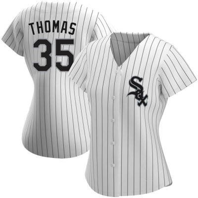 Women's Frank Thomas Chicago White Sox Authentic White Home Jersey