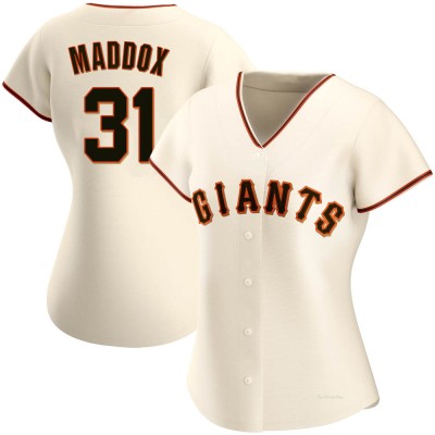 Women's Garry Maddox San Francisco Giants Authentic Cream Home Jersey