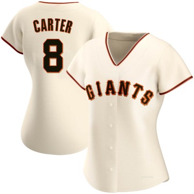 Women's Gary Carter San Francisco Giants Authentic Cream Home Jersey