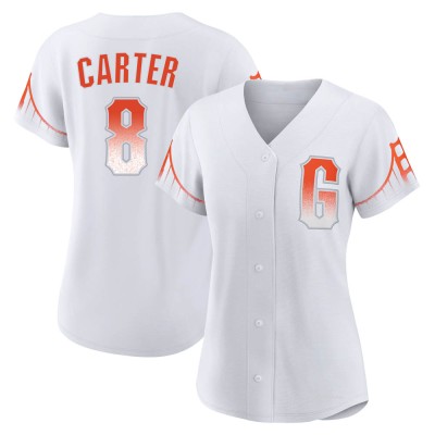 Women's Gary Carter San Francisco Giants Authentic White 2021 City Connect Jersey