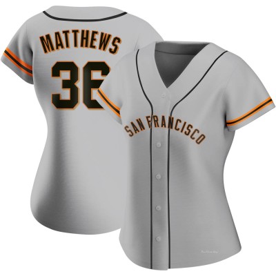 Women's Gary Matthews San Francisco Giants Authentic Gray Road Jersey