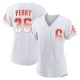 Women's Gaylord Perry San Francisco Giants Replica White 2021 City Connect Jersey