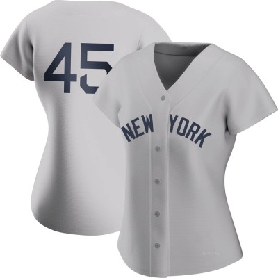 Women's Gerrit Cole New York Yankees Authentic Gray 2021 Field of Dreams Jersey