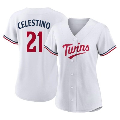 Women's Gilberto Celestino Minnesota Twins Authentic White Home Jersey