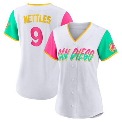 Women's Graig Nettles San Diego Padres Replica White 2022 City Connect Jersey