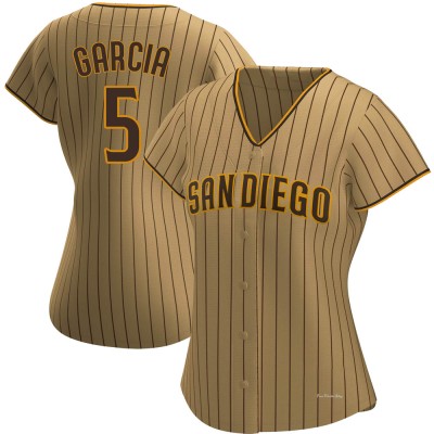 Women's Greg Garcia San Diego Padres Authentic Tan/Brown Alternate Jersey