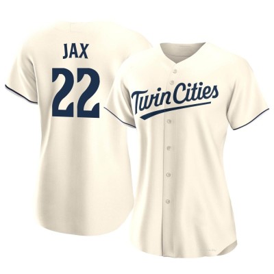 Women's Griffin Jax Minnesota Twins Authentic Cream Alternate Jersey