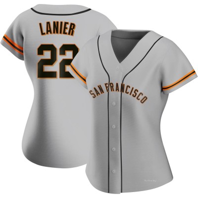 Women's Hal Lanier San Francisco Giants Replica Gray Road Jersey