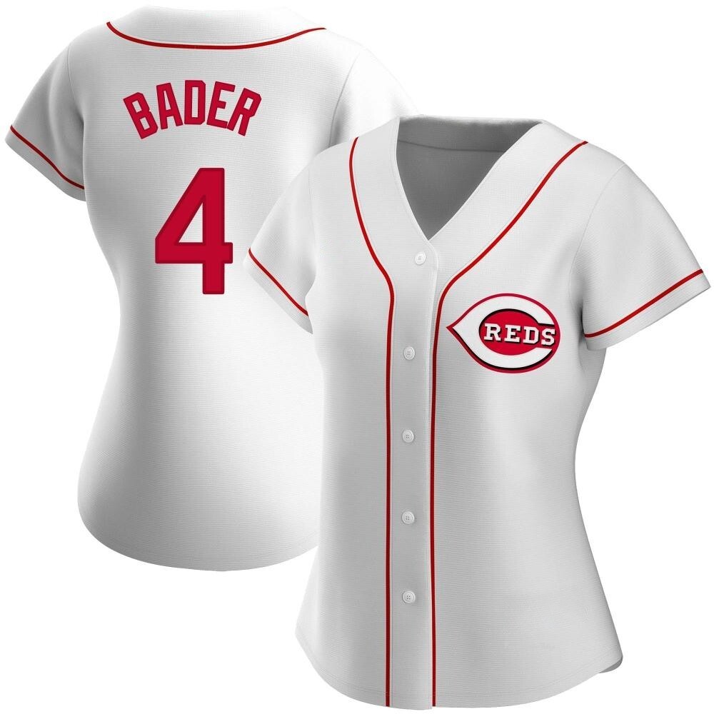 Harrison Bader Women's Cincinnati Reds Road Jersey - Gray Authentic