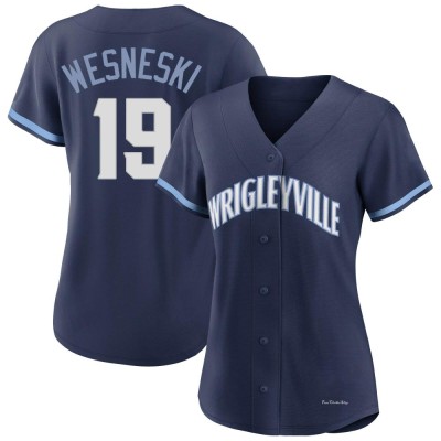 Women's Hayden Wesneski Chicago Cubs Authentic Navy 2021 City Connect Jersey