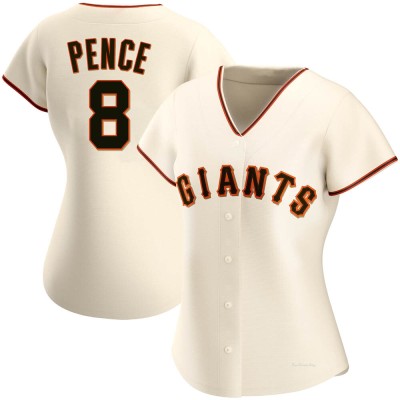 Women's Hunter Pence San Francisco Giants Authentic Cream Home Jersey