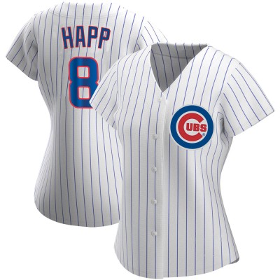 Women's Ian Happ Chicago Cubs Authentic White Home Jersey