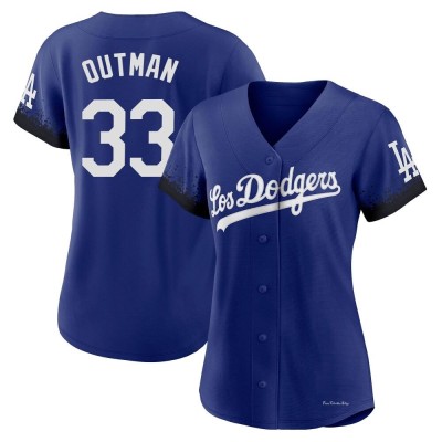 Women's James Outman Los Angeles Dodgers Authentic Royal 2021 City Connect Jersey