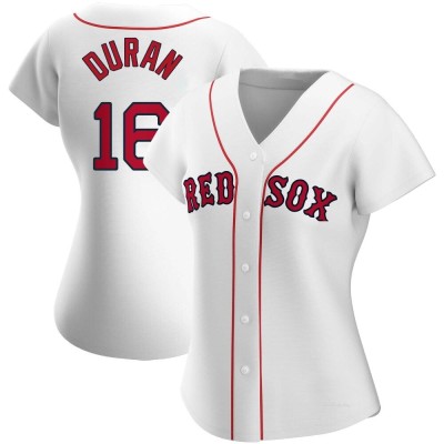 Women's Jarren Duran Boston Red Sox Authentic White Home Jersey