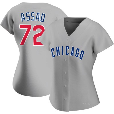 Women's Javier Assad Chicago Cubs Authentic Gray Road Jersey