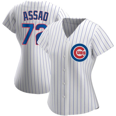 Women's Javier Assad Chicago Cubs Authentic White Home Jersey