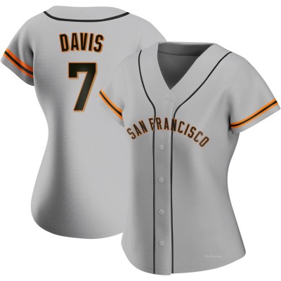 Women's J.D. Davis San Francisco Giants Authentic Gray Road Jersey