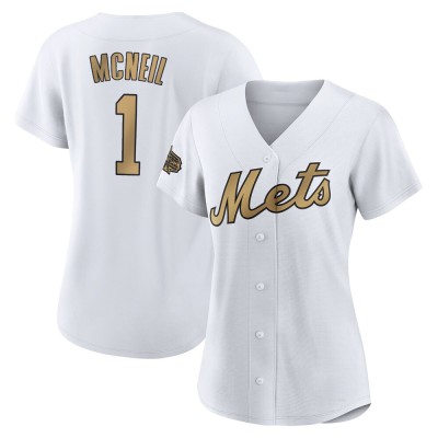 Women's Jeff McNeil New York Mets Game White Authentic 2022 All-Star Jersey