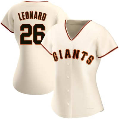 Women's Jeffrey Leonard San Francisco Giants Authentic Cream Home Jersey