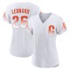 Women's Jeffrey Leonard San Francisco Giants Replica White 2021 City Connect Jersey