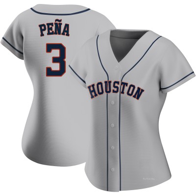 Women's Jeremy Pena Houston Astros Authentic Gray Road 2020 Jersey