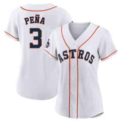 Women's Jeremy Pena Houston Astros Authentic White 2022 World Series Champions Home Jersey