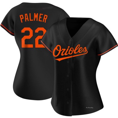 Women's Jim Palmer Baltimore Orioles Authentic Black Alternate Jersey