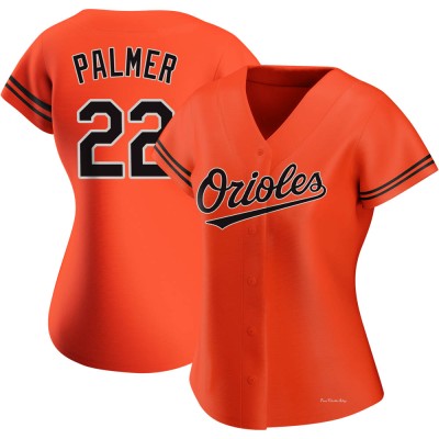 Women's Jim Palmer Baltimore Orioles Authentic Orange Alternate Jersey