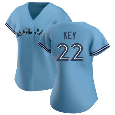 Women's Jimmy Key Toronto Blue Jays Authentic Blue Jersey