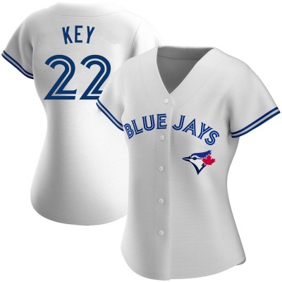 Women's Jimmy Key Toronto Blue Jays Authentic White Home Jersey