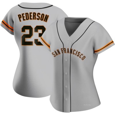 Women's Joc Pederson San Francisco Giants Authentic Gray Road Jersey