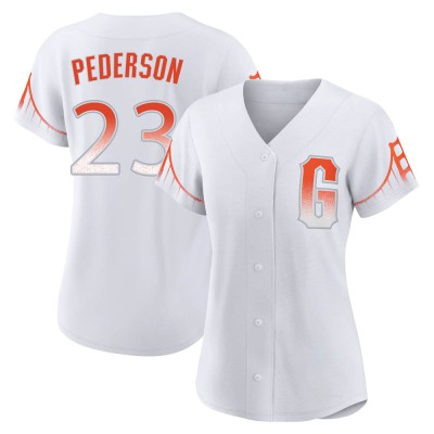 Women's Joc Pederson San Francisco Giants Authentic White 2021 City Connect Jersey