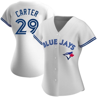 Women's Joe Carter Toronto Blue Jays Authentic White Home Jersey