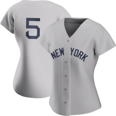 Women's Joe DiMaggio New York Yankees Authentic Gray 2021 Field of Dreams Jersey